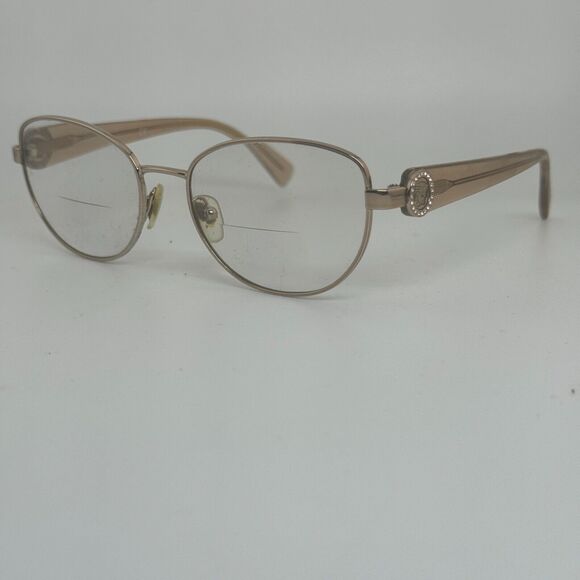 VERSACE MOD.1246-B 1052 Italy Brown Beige Eyeglasses Frame 52-17-135 H14642 - Picture 2 of 8